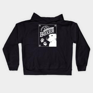 Vintage Boxer Sign Kids Hoodie